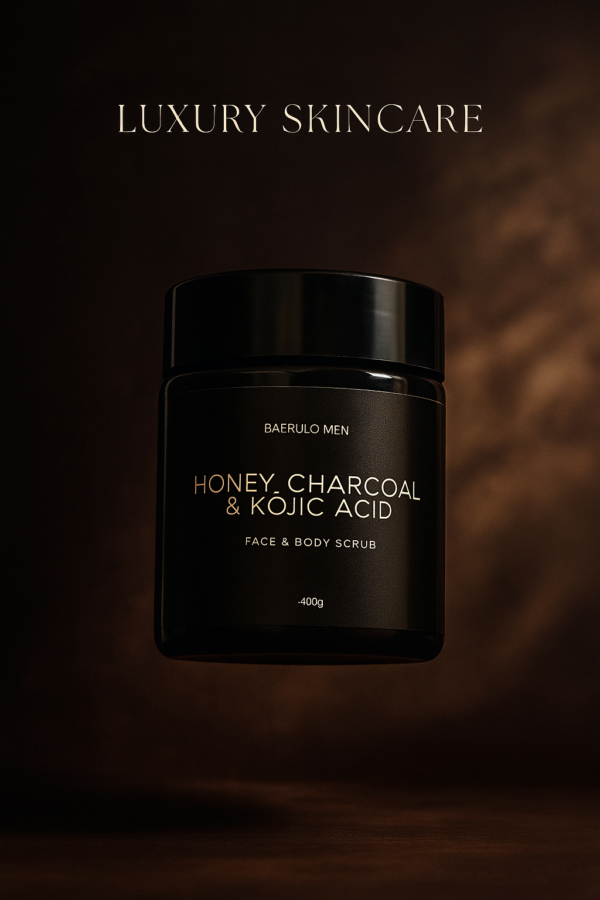 Baerulo men charcoal and kojic acid scrub