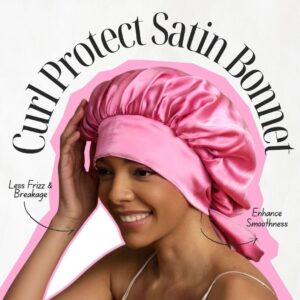 Satin Bonnet • Pink