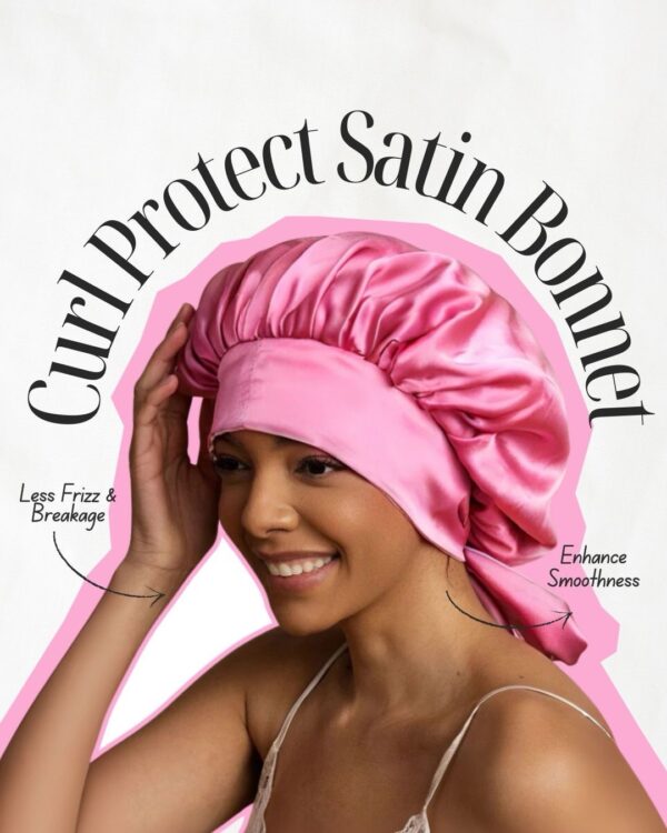 Satin Bonnet • Pink